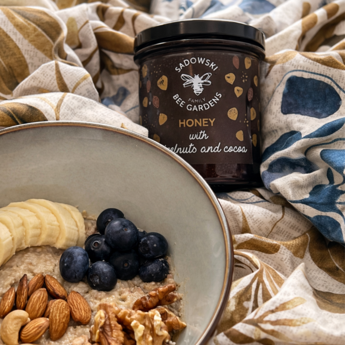Creamy Hazelnut Honey Porridge